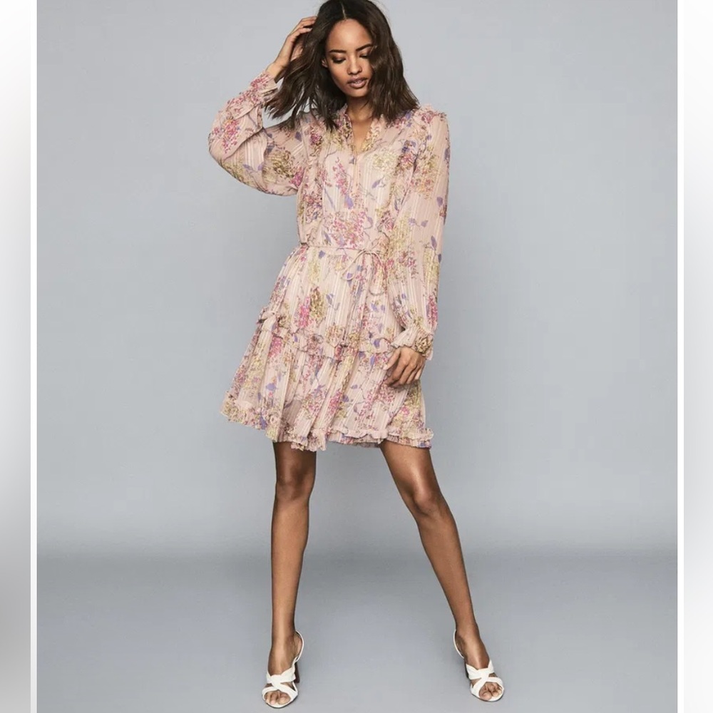 Reiss Cora Floral Print Women's Dress